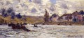 El pueblo de Lavacourt Claude Monet